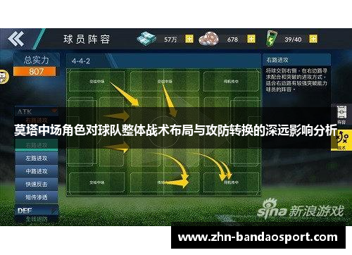 莫塔中场角色对球队整体战术布局与攻防转换的深远影响分析 莫塔中场角色对球队整体战术布局与攻防转换的深远影响分析